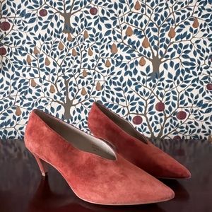Boden Suede Natalie Kitten Heels